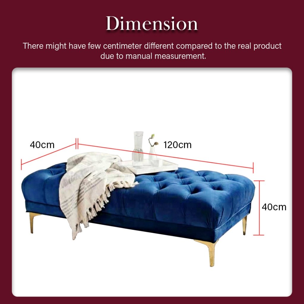Ottowa Luxury Sofa Royal Velvet Fabric 3 seater sofa