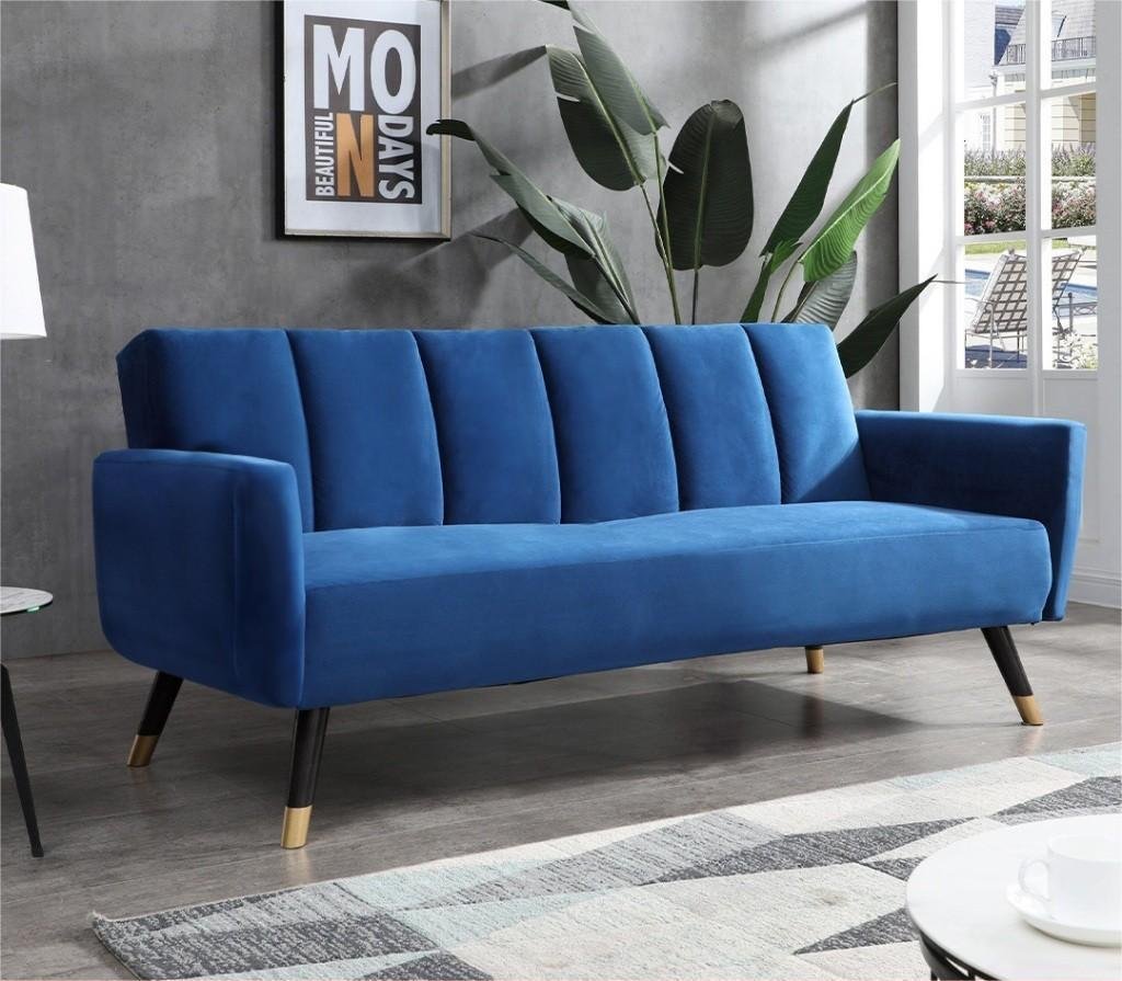 Ottowa Luxury Sofa Royal Velvet Fabric 3 seater sofa